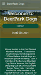 Mobile Screenshot of deerparkdogs.com